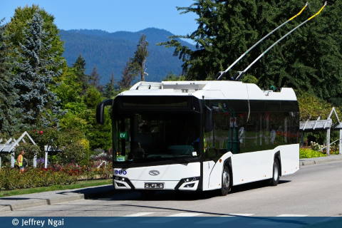 Önjáró Solaris Trollinót tesztel a kanadai TransLink