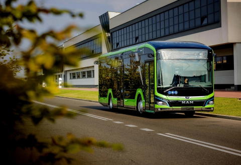 Legördült a gyártósorról az MAN ezredik villanybusza