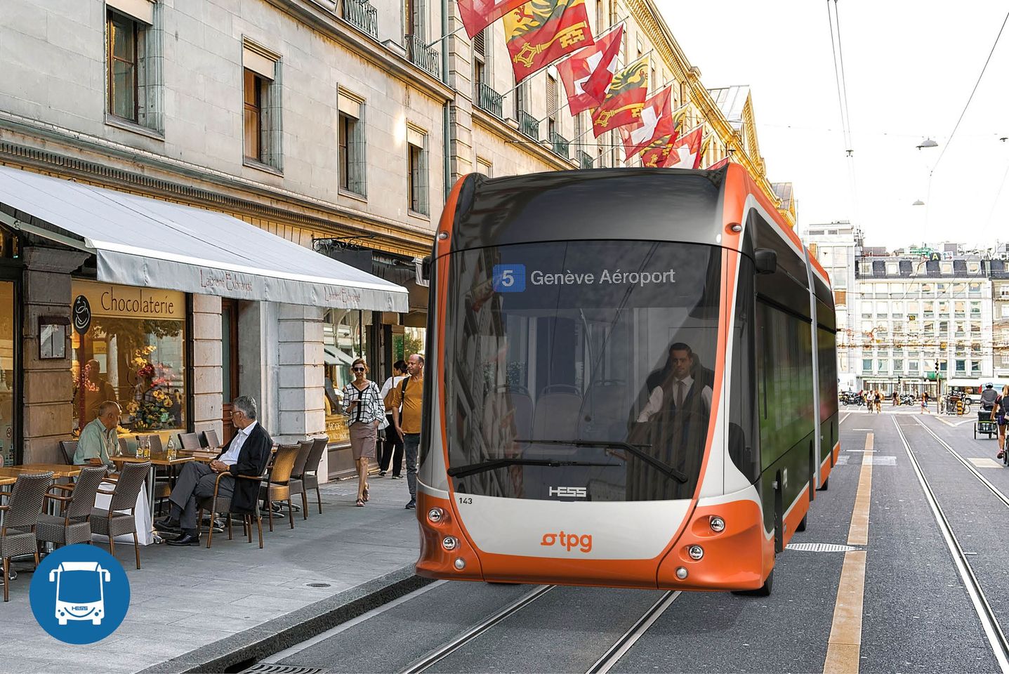 Összesen 248 darab nullemissziós buszt szállít Lyonba és Genfbe a Hess