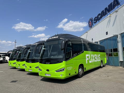 LNG-hajtású buszokkal zöldítené a távolsági közlekedést a Flix és a Scania