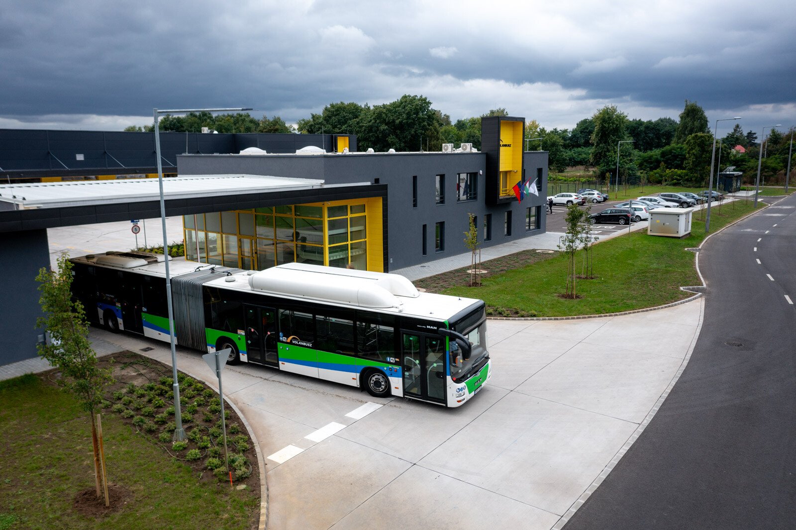 Elkészült Nyíregyháza ultramodern buszgarázsa
