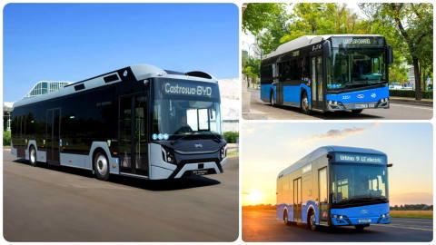 A Solaris és BYD-Castrosua szállítja az EMT Madrid legújabb villanybuszait