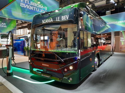 Busworld Europe 2023: Castrosua felépítménnyel mutatkozott be a Scania új elektromos alváza