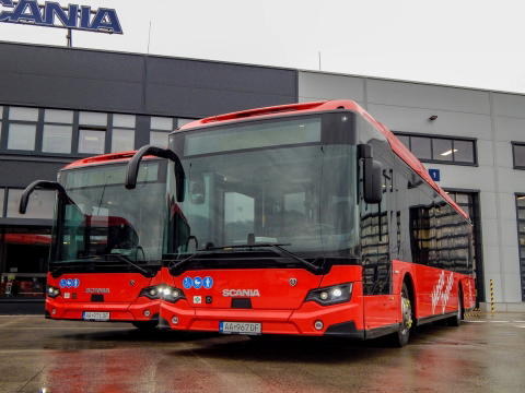 Gázüzemű Scania Citywide-okat állított forgalomba Zólyom