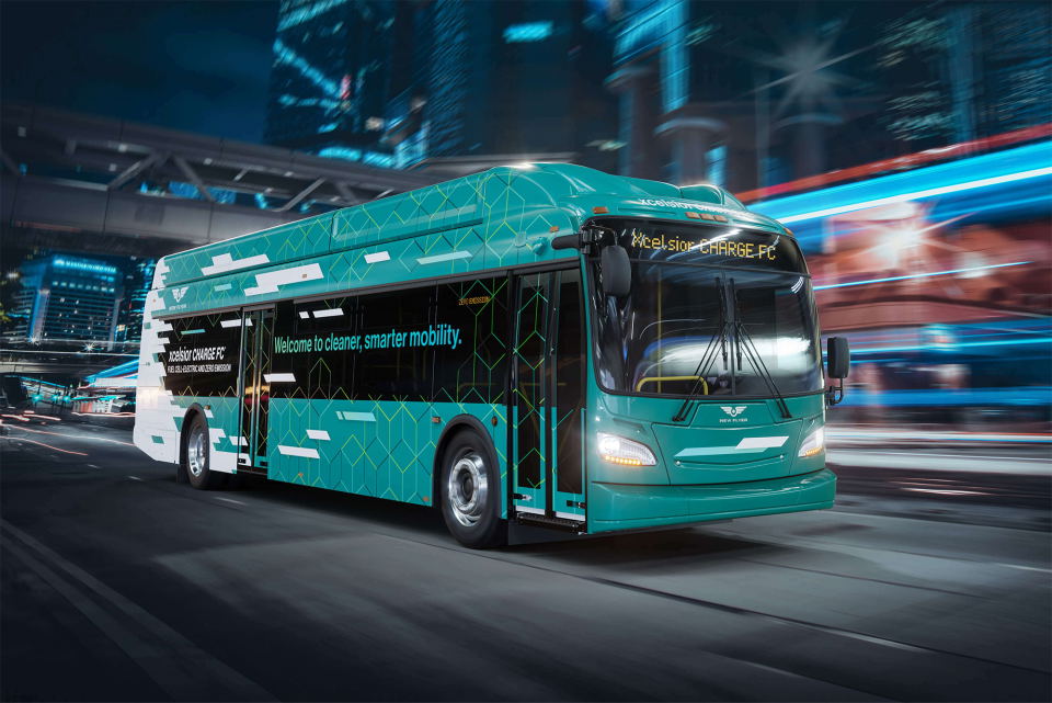 A kaliforniai SamTrans 108 új hidrogénbuszt vásárol a New Flyertől
