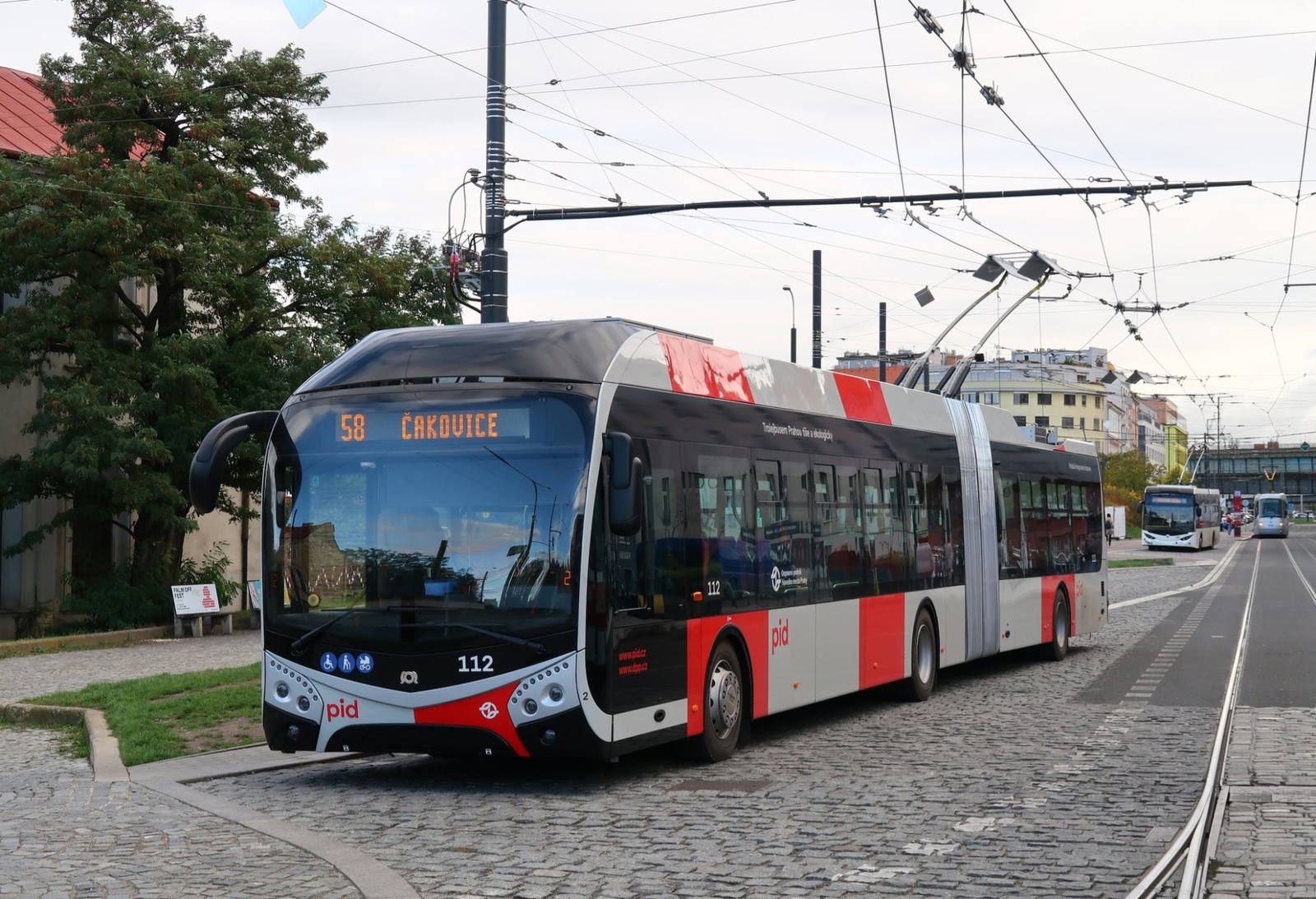 Február 1-től menetrendszerűen közlekedik az 58-as trolibusz Prágában