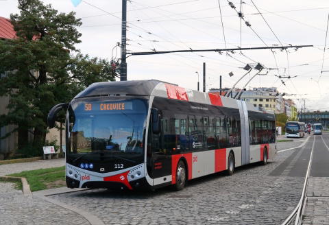 Február 1-től menetrendszerűen közlekedik az 58-as trolibusz Prágában