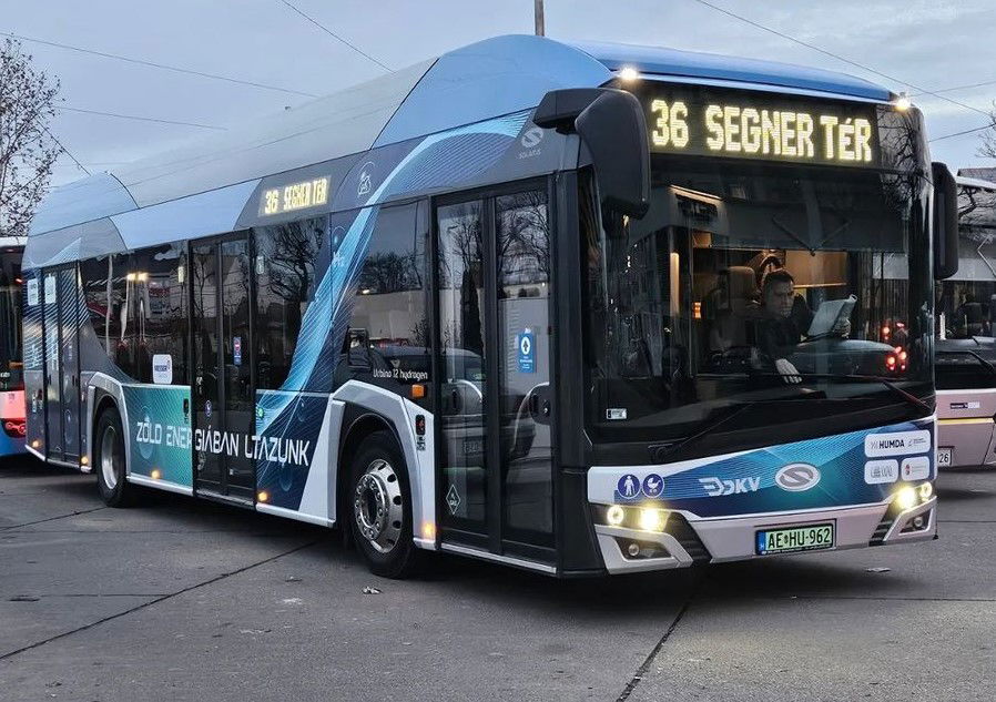 Debrecenben rajtol a HUMDA országos hidrogénbusz-tesztje