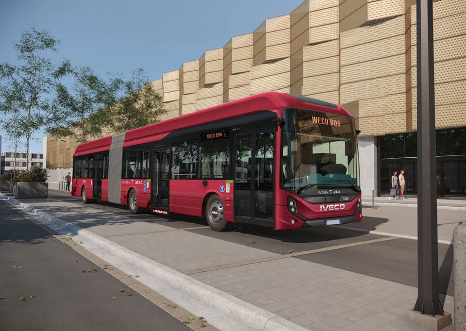 Több mint 400 darab Iveco E-Way villanybuszt vásárol az olasz ATAC