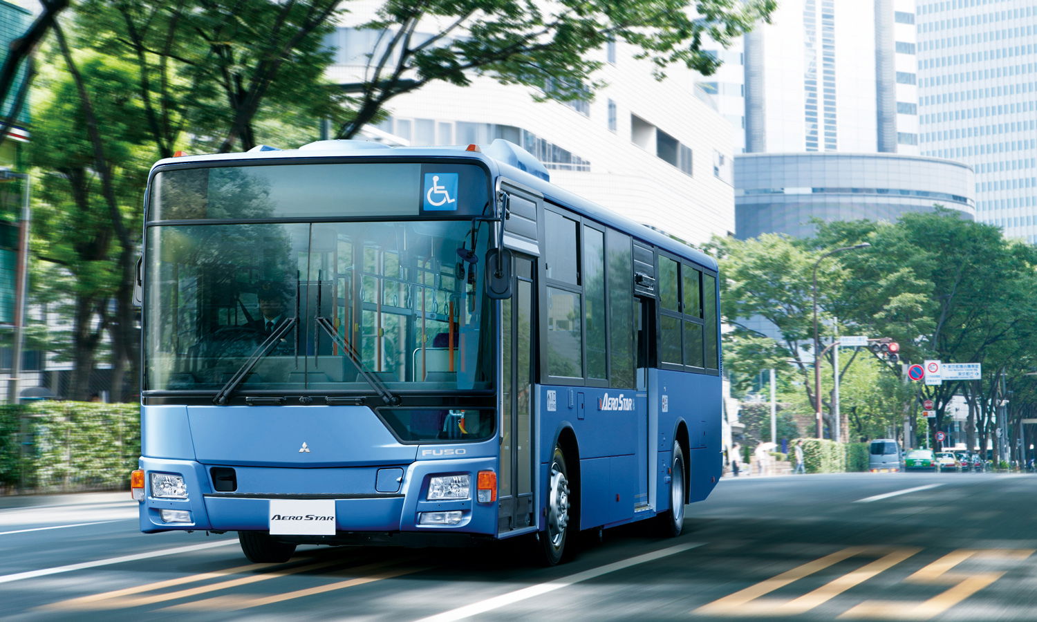 Takarékosabb és biztonságosabb lett a Mitsubishi Fuso városi busztípusa