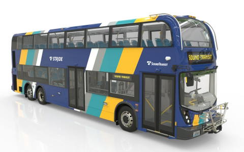 Az Alexander Dennis új emeletes villanybuszaival indul BRT-szolgáltatás Seattle környékén