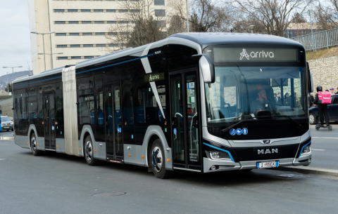 Ismét egy elektromos MAN Lion’s City 18 E-t tesztel az ArrivaBus