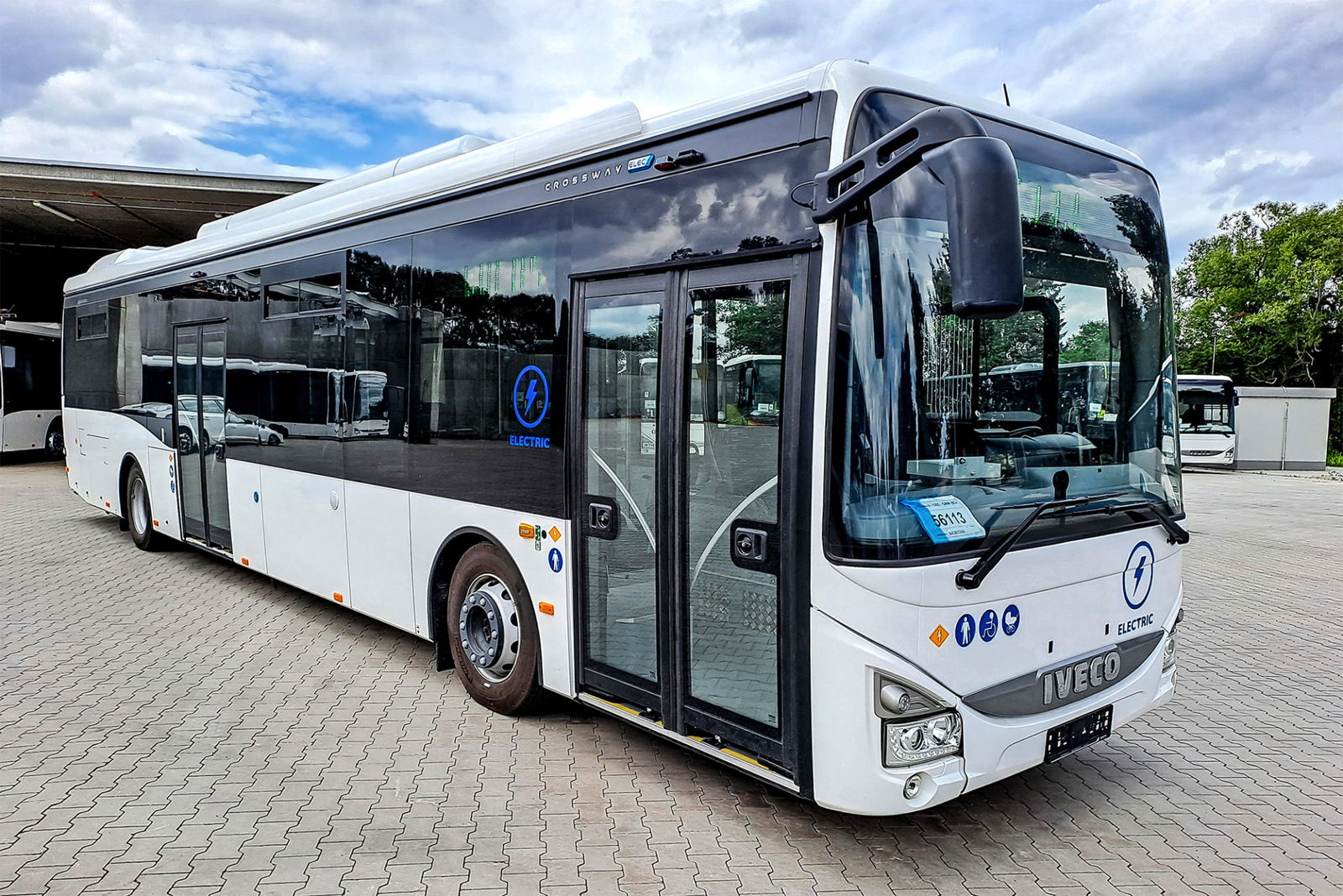 Elektromos Iveco Crossway-t tesztel a Volánbusz