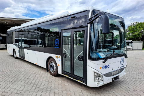 Elektromos Iveco Crossway-t tesztel a Volánbusz