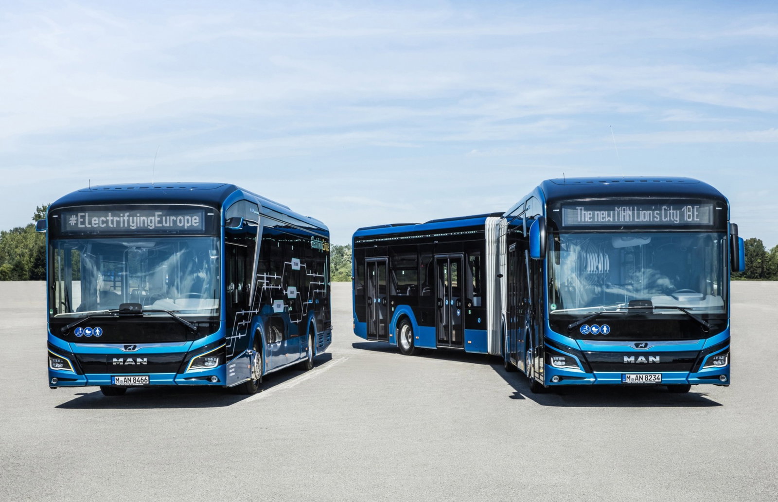 Újabb két villanybuszt szállíthat az MAN a veszprémi V-Busznak