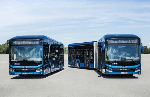 Újabb két villanybuszt szállíthat az MAN a veszprémi V-Busznak