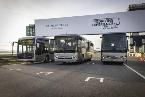 Daimler Buses Driving Experience 2024: középpontban a balesetmegelőzés