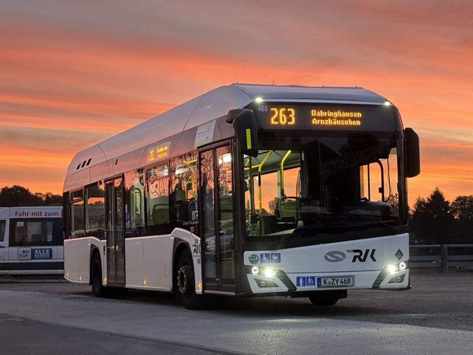 Ismét a Solaristól rendelt hidrogénbuszokat Köln