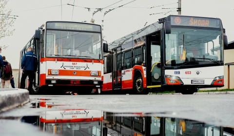 Elbúcsúztak az utolsó Škoda 15 Tr trolik Ústí nad Labemtől