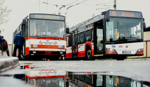 Elbúcsúztak az utolsó Škoda 15 Tr trolik Ústí nad Labemtől