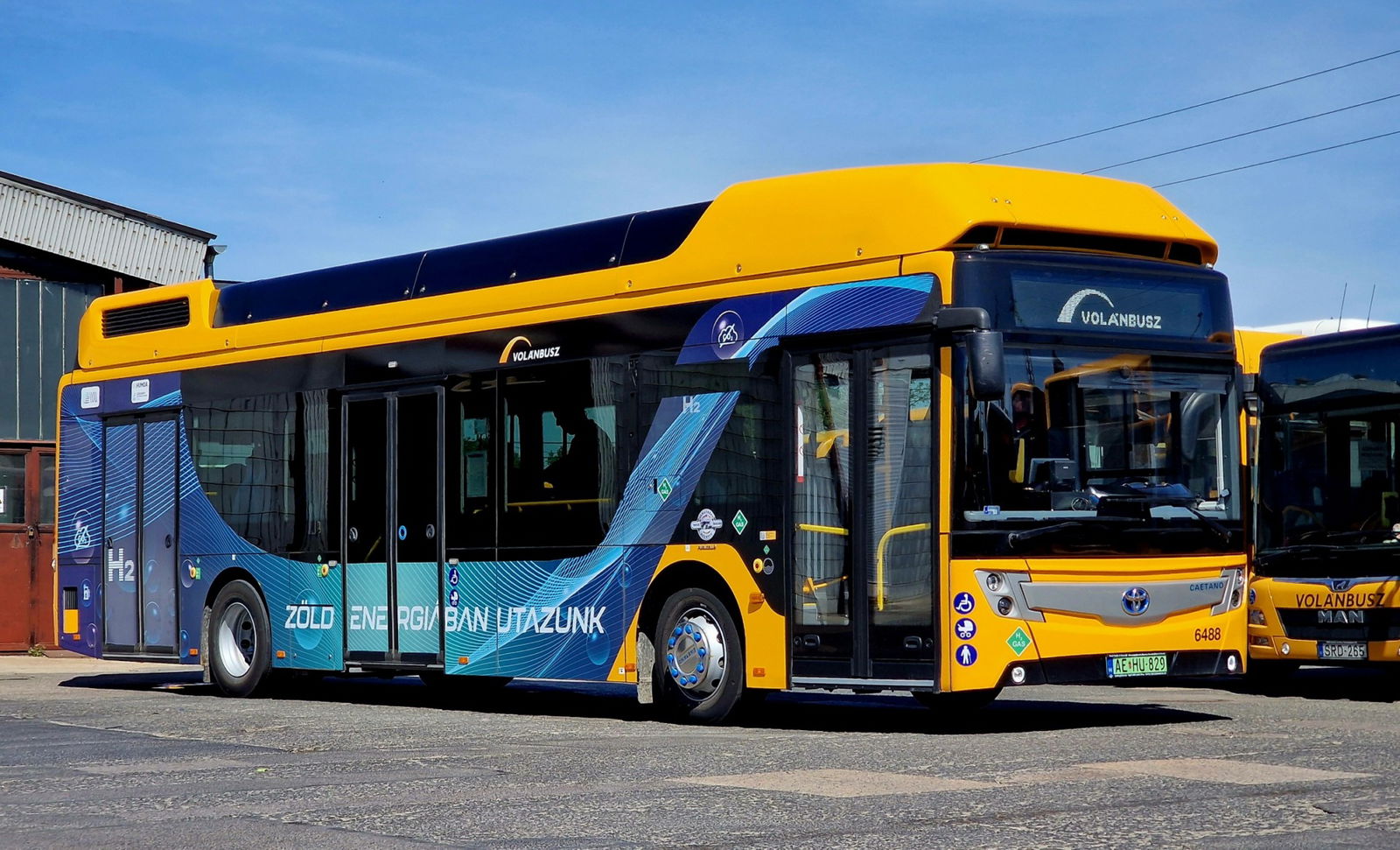 Hidrogén üzemanyagcellás autóbuszt szerez be a Volánbusz