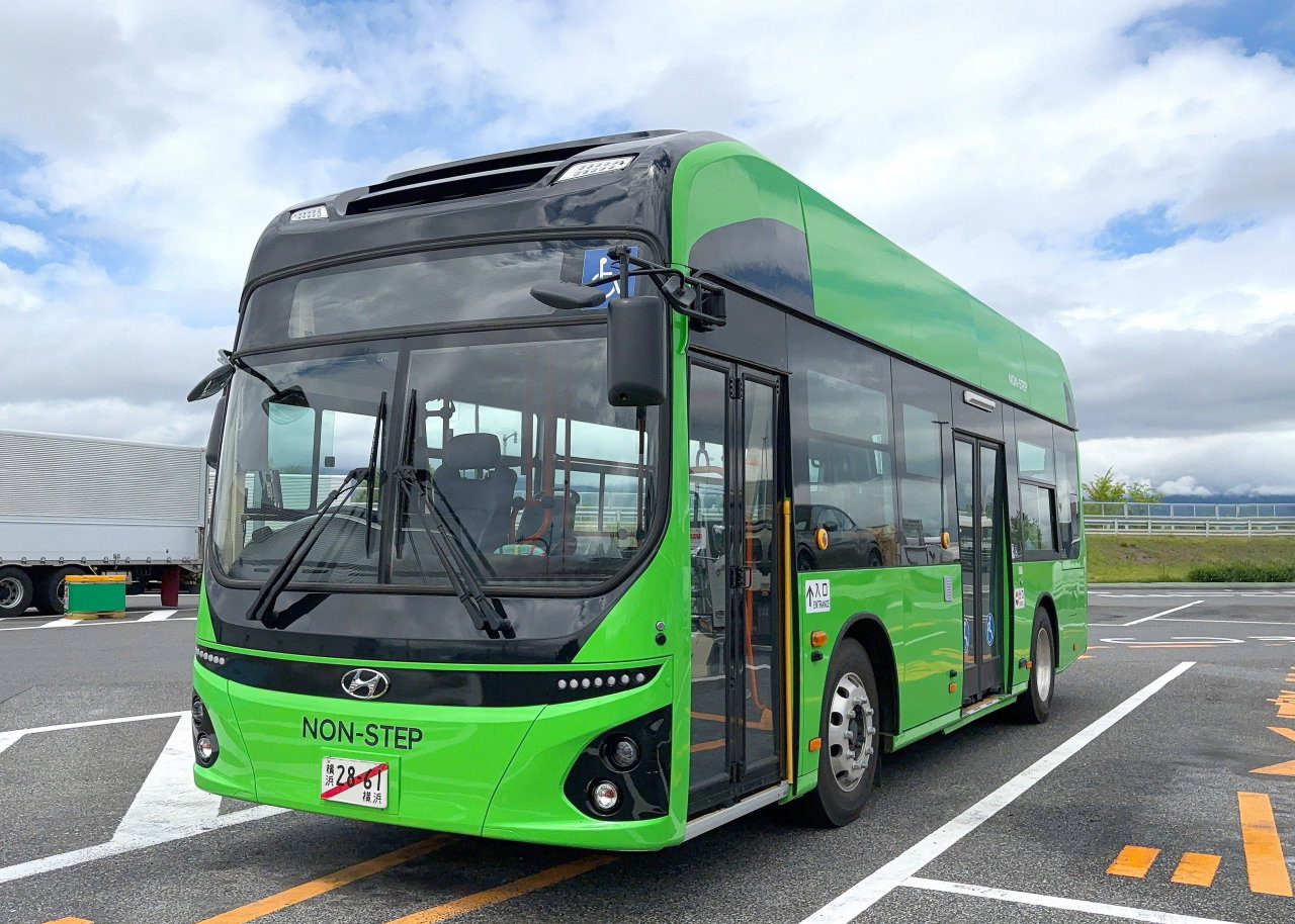 A japán piacra is belép elektromos városi busztípusával a Hyundai