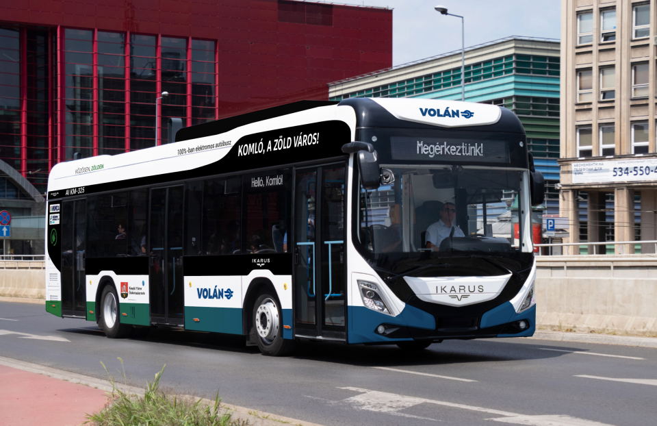 Volánbusz officially announces arrival of new Ikarus electric buses