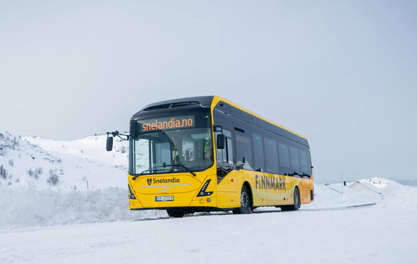 Sarkvidéki körülmények között bizonyítanak a Volvo villanybuszai
