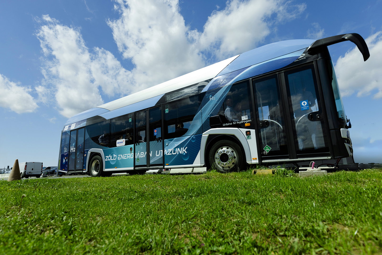 Visszatér a Volánbusz zalaegerszegi és győri helyi járataira az üzemanyagcellás Solaris tesztbusz