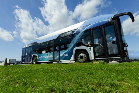 Visszatér a Volánbusz zalaegerszegi és győri helyi járataira az üzemanyagcellás Solaris tesztbusz