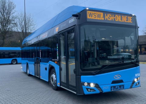 Ismét Solaris hidrogénbuszok érkeznek Wuppertalba