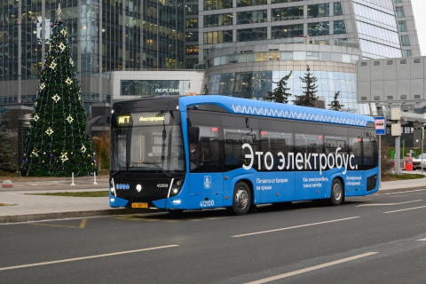 Már több mint 2300 elektromos autóbusz szolgál Moszkva útjain