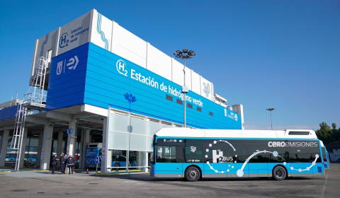 Elkészült az EMT Madrid saját hidrogén-töltőállomása