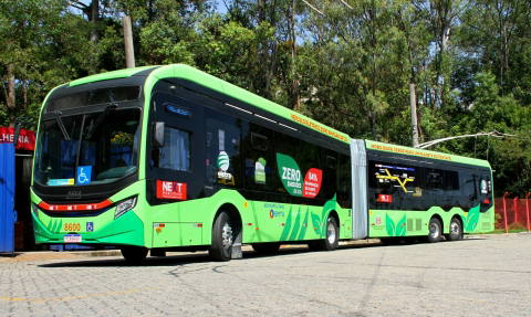 Extra-long, four-axle trolleybuses arrive on São Paulo’s ABD corridor