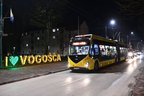 Harminchárom év után ismét trolibusz köti össze Szarajevó belvárosát Vogošćával