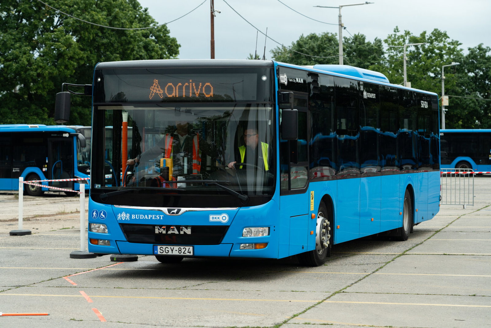 Második alkalommal rendezték meg az ArrivaBus járművezetőinek ügyességi versenyét