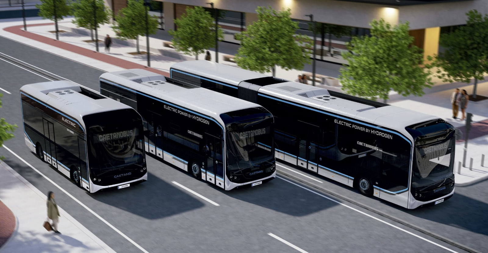 A CRRC-vel közösen fejleszt zéró emissziós buszcsaládot a CaetanoBus