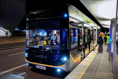 Megérkezett a portói BRT-hálózat első csuklós CaetanoBus hidrogénbusza