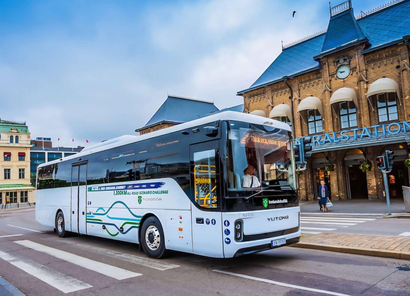 1200 kilométeres skandináv tesztúton vizsgázott a Yutong helyközi villanybusza