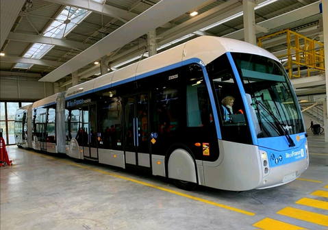 Trial runs of Paris’s stranded bi-articulated Van Hool electric buses may begin in July