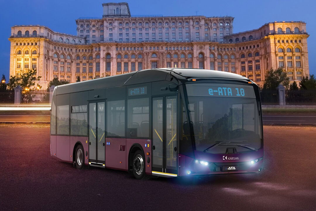 Összesen 42 darab Karsan e-ATA 10 elektromos midibuszt vásárol két román város