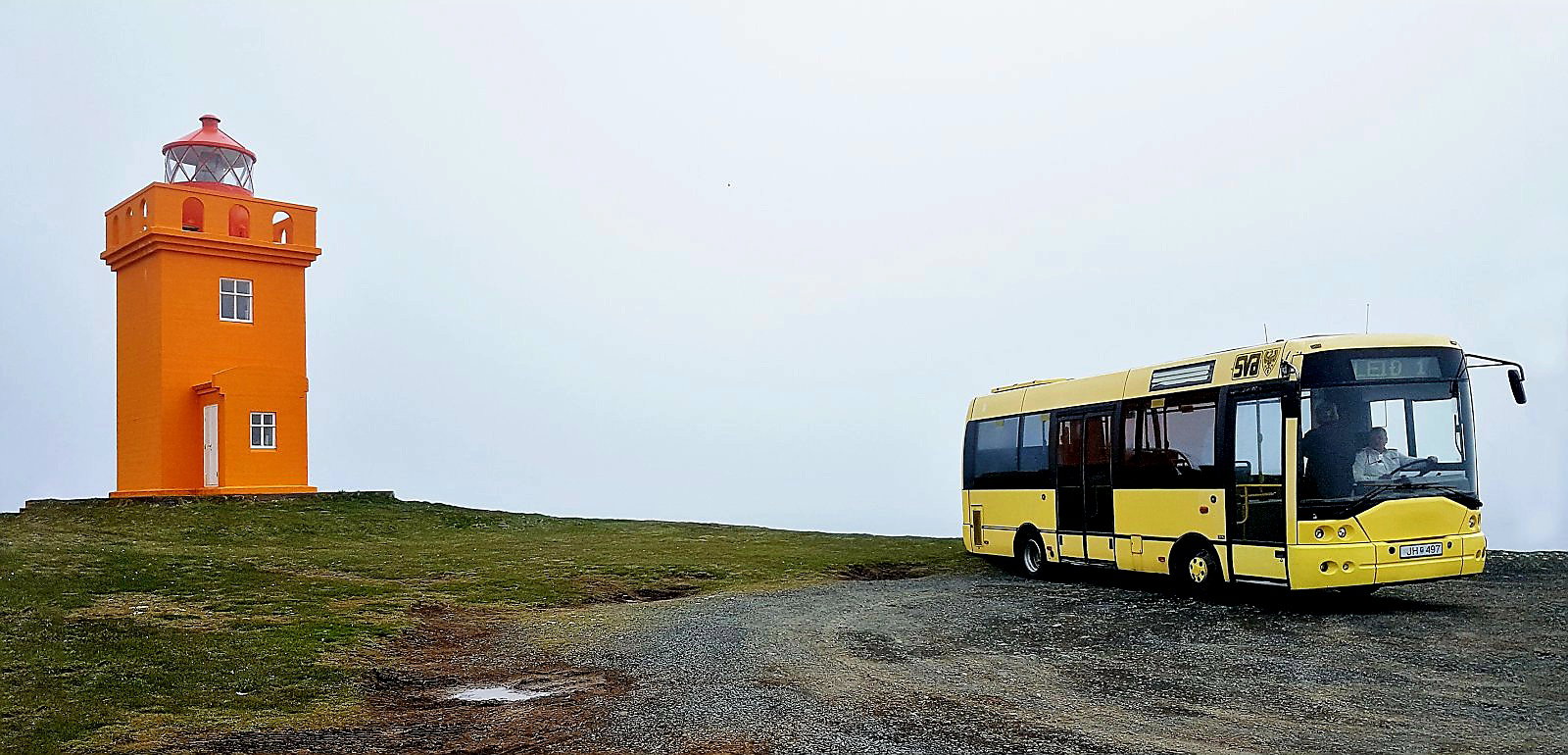Így lett Izland legészakibb szigetének első „turistabusza” egy Ikarus E91-es