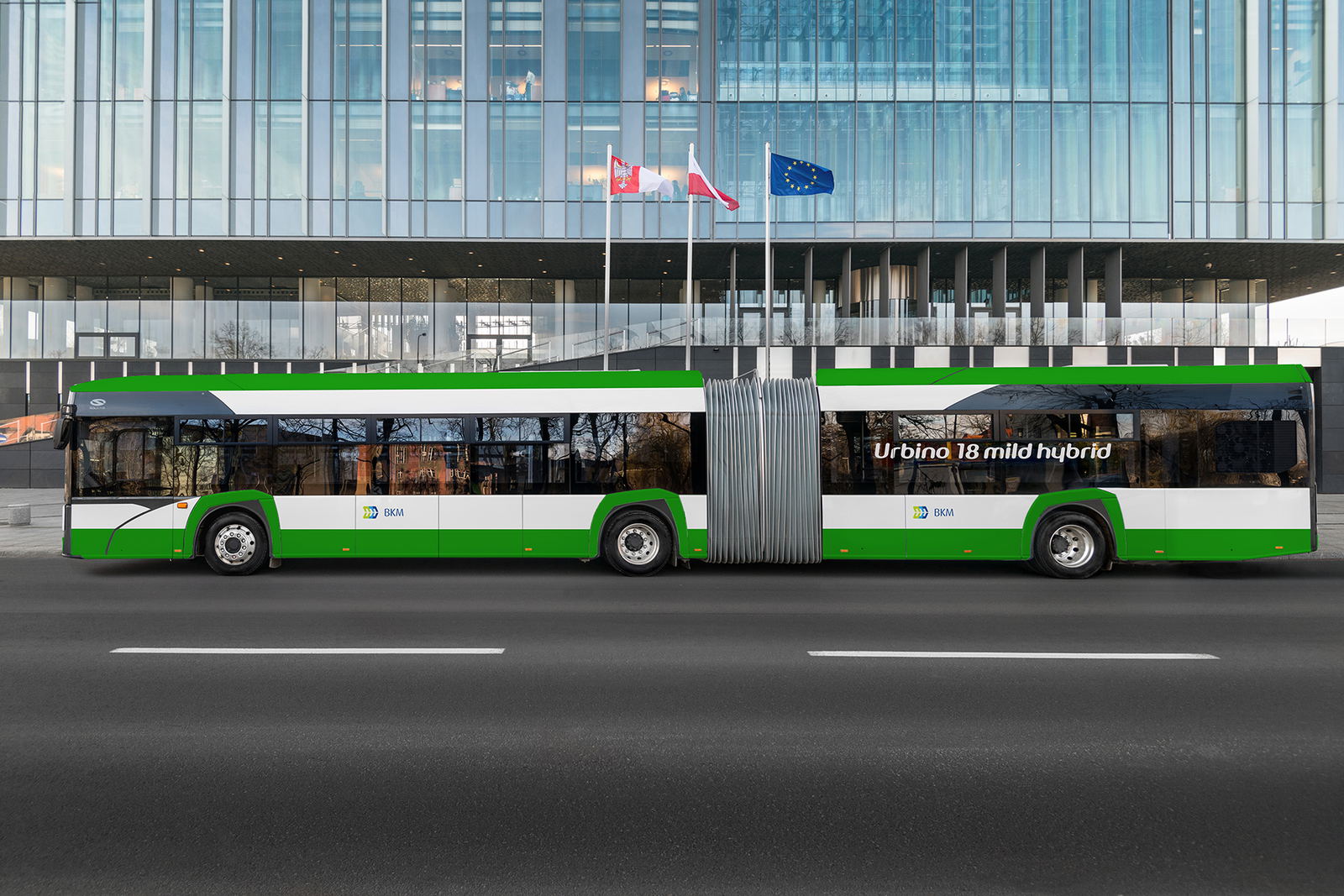 Lágyhibrid hajtású csuklós Solaris autóbuszokat vásárol Białystok