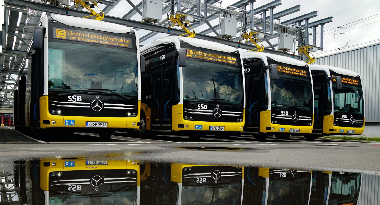 Új korszak Stuttgartban: átadták a möhringeni elektromos buszgarázs töltőinfrastruktúráját