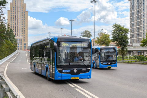 Meghaladta a 2500-at Moszkva tisztán elektromos hajtású autóbuszainak száma