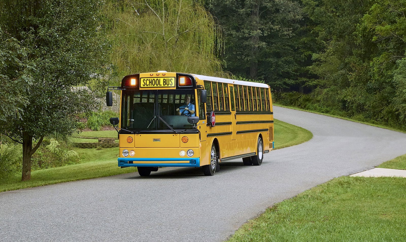 Bemutatkozott a Thomas Built Buses első Type D kategóriás elektromos iskolabusza