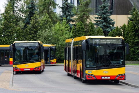 Warsaw ipdates fleet with 120 articulated diesel buses prepared for dual use