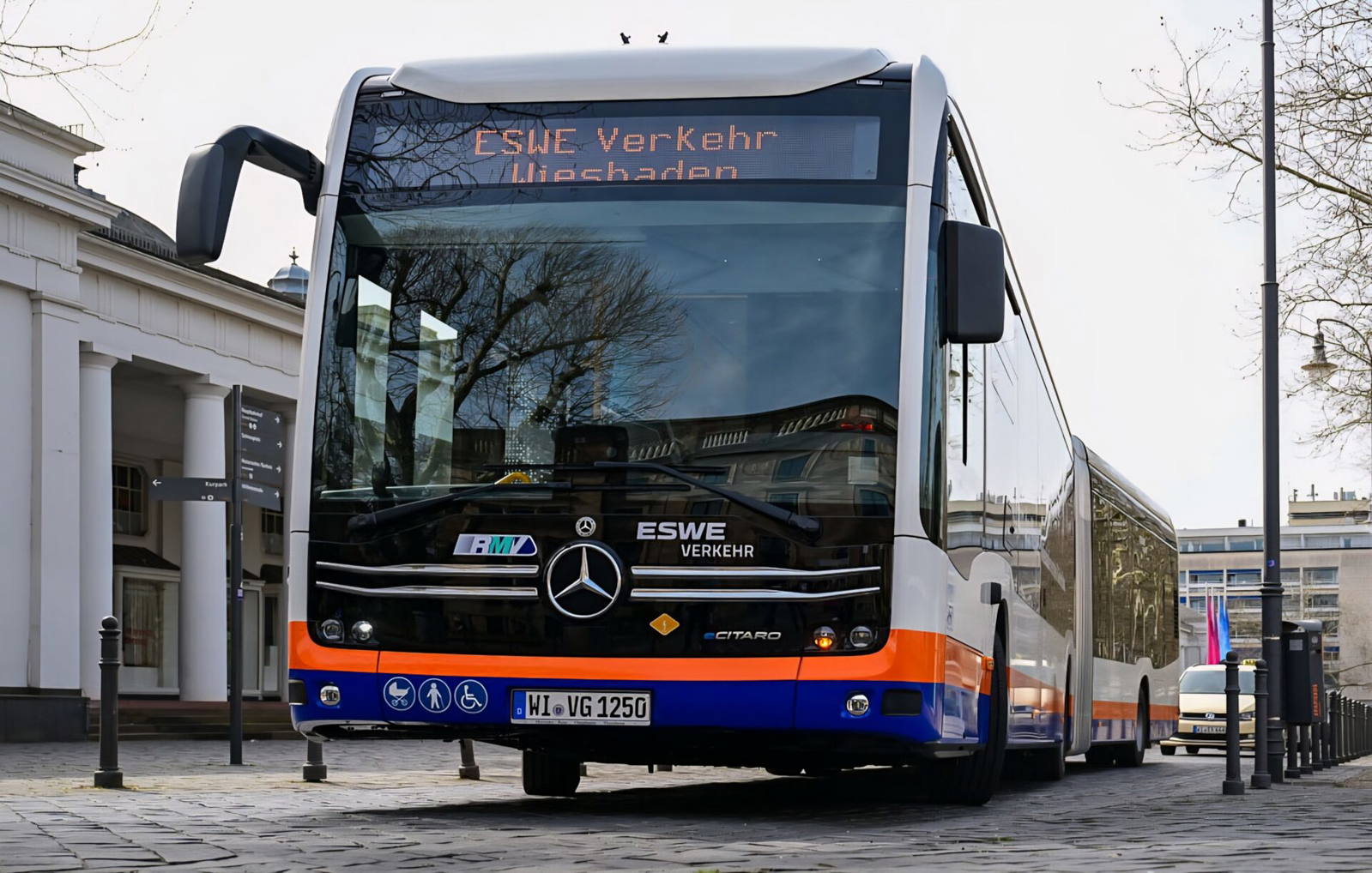 A sokat emlegetett „visszalépés” után Wiesbaden csuklós villanybuszokra írt ki közbeszerzést