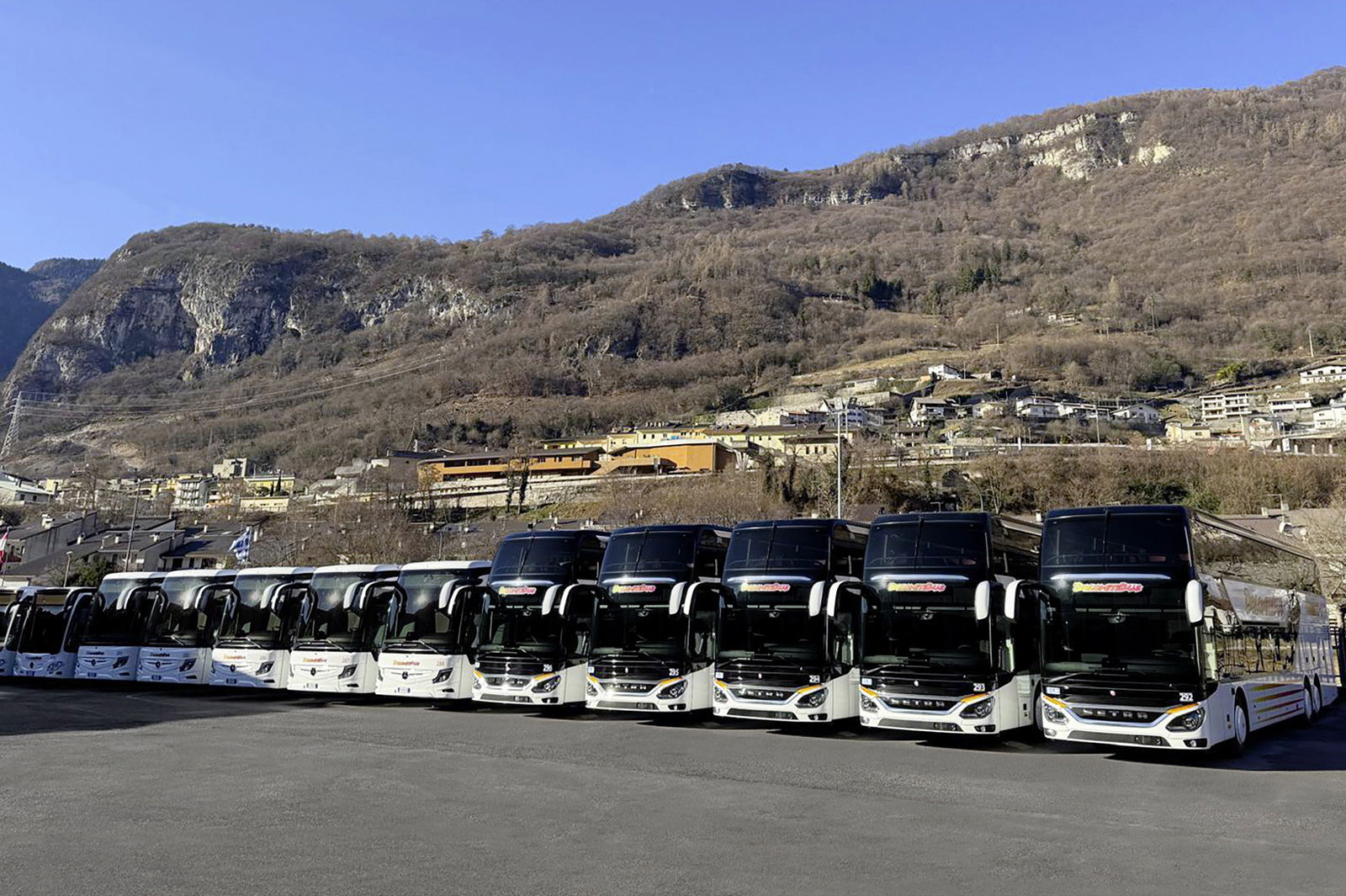 Vadonatúj Mercedes-Benz és Setra autóbuszokkal készül a téli olimpiára a Dolomiti Bus