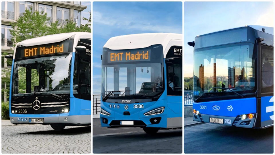 További 120 villanybusz érkezik Madridba: véglegesítette legújabb e-busz beszerzését az EMT